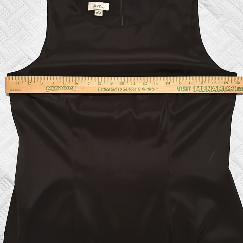 ALYX Limited Plus Size Solid Stretch Twill Dress - Picture 7 of 7